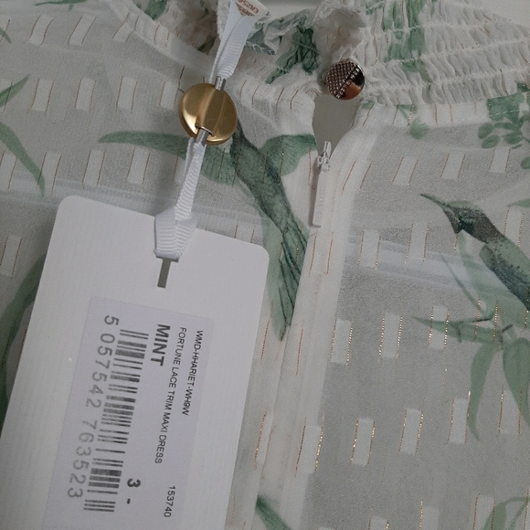 Ted Baker Fortune Harriet Lace Trim Maxi Dress - Picture 4 of 11